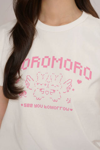 [moromoro2] Rabbit Print T-Shirt