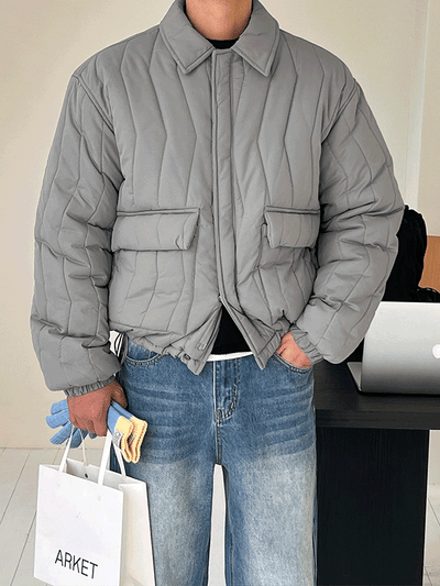 Oxy Diagonal Quilted Jumper