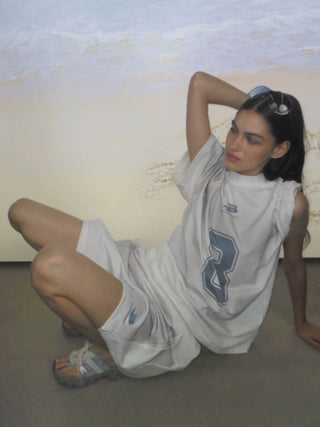 [MASONPRINCE] Combed Cotton No.8 Jersey T-Shirt