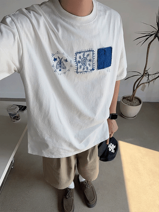 Navajo Patch Pigment 1/2 T-shirt
