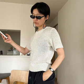 Linen Half Summer Knit