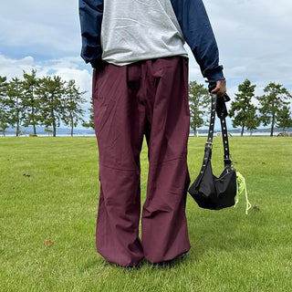 (Unisex) Parachute Wide Fit Cotton Pants