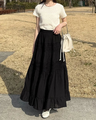 Flower pattern T-shirt