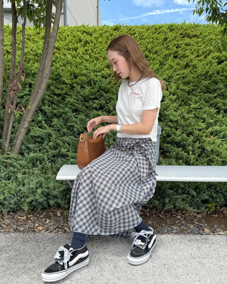 Perforated Cropped Short-Sleeve T-Shirt