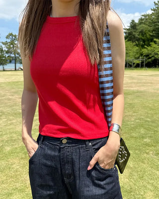 Basic Ribbed Sleeveless