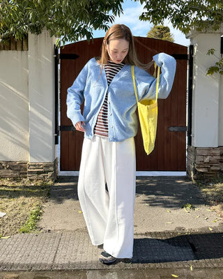 Classic striped T-shirt with label