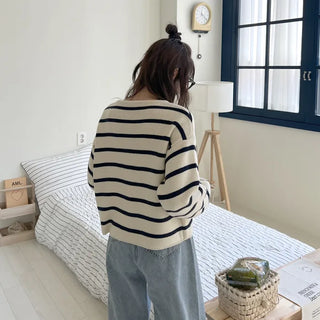 Striped cardigan