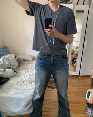 Layered Point V-neck Short-Sleeve T-Shirt