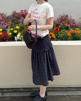 Lettering Slim Fit Short Sleeve T-Shirt
