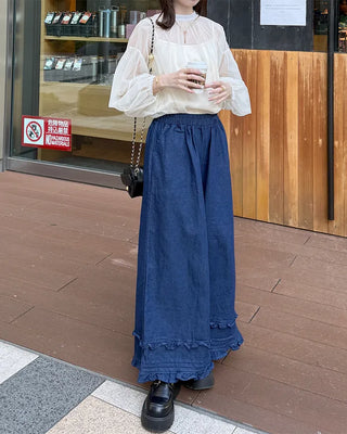Organza sheer blouse