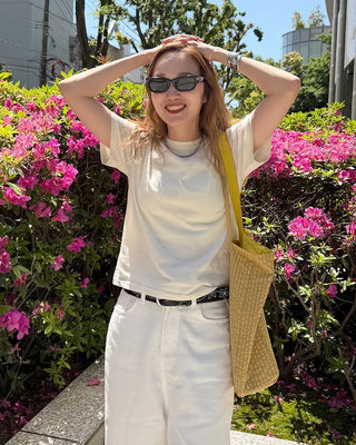Semi-Cropped Basic Half T-Shirt