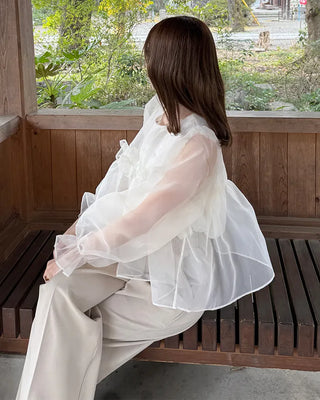 Organza Volume Blouse