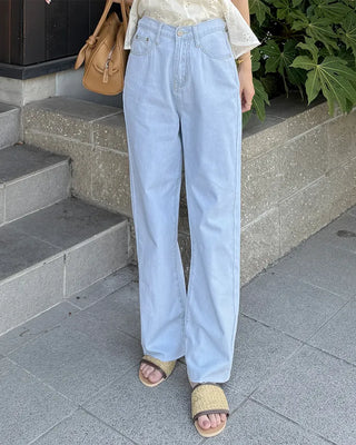 Bootcut denim pants