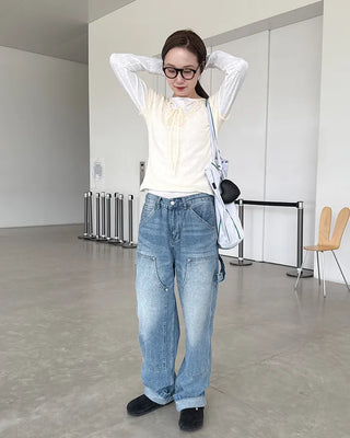 Carpenter denim pants
