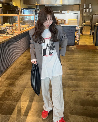 Slit Loose Fit T-Shirt