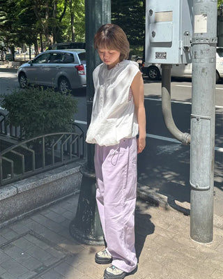 Nylon parka vest