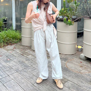 Linen sleeveless top