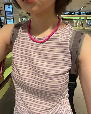 Border Heart Pocket Sleeveless
