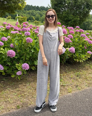 Pile Camisole Jumpsuit