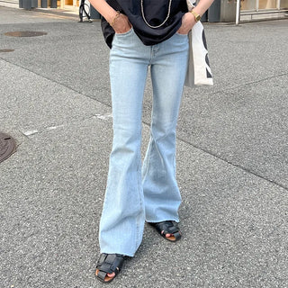 Bootcut denim pants