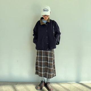 Color Point Cotton Jacket
