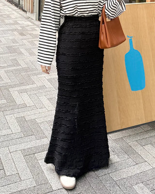 Frilled Mermaid Long Skirt