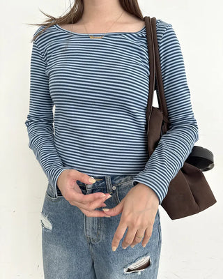 Striped slim T-shirt