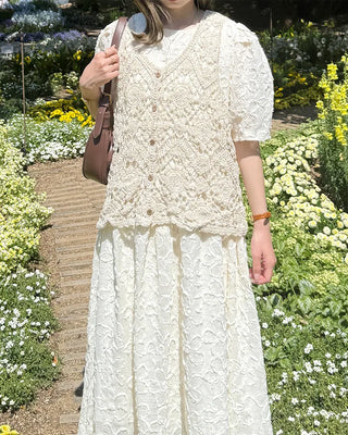 Vintage Crochet Vest