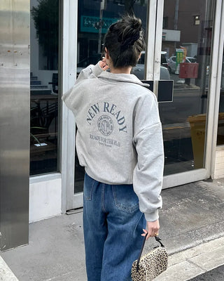 1990 Logo Half Sweatshirt