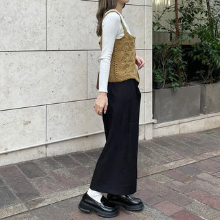 Twist strap skirt