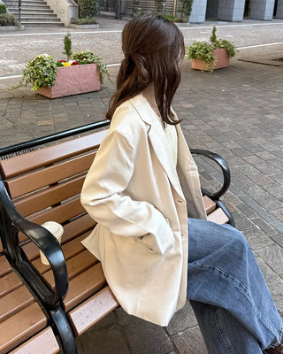 Oversized blazer jacket