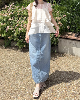 Muffler set Kankan sleeveless