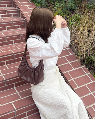 Flower pattern sheer blouse