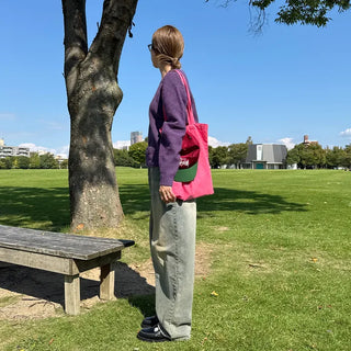 Wool round knit