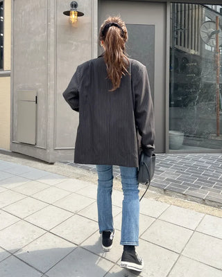 Slim-fit denim pants