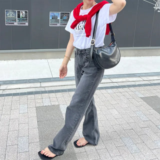 Half-moon shoulder bag