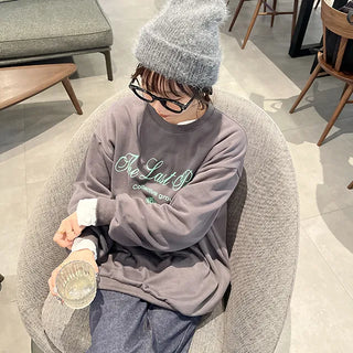 The Last Lettering Brushed Sweatshirt