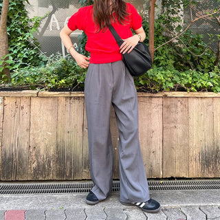Center-creased slacks