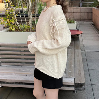 Eyelet Point Knit