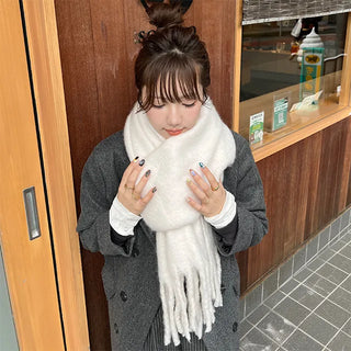 Colorful long scarf