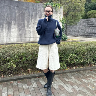 (Unisex) Half-Zip Knit