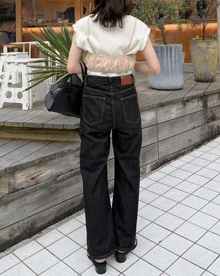 Shirred Cropped Bustier