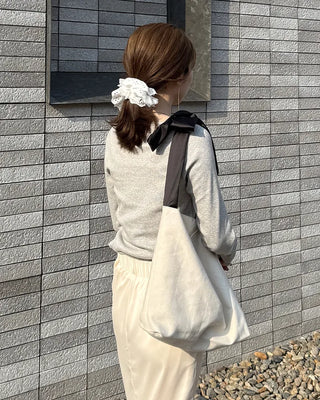 Ribbon shoulder bag