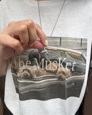 Flower Horse Necklace