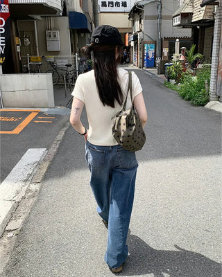 Dot Round Shoulder Bag