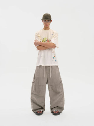 [MASONPRINCE] Cotton Baggy Work Pants
