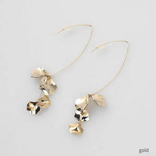 Gold drop earrings