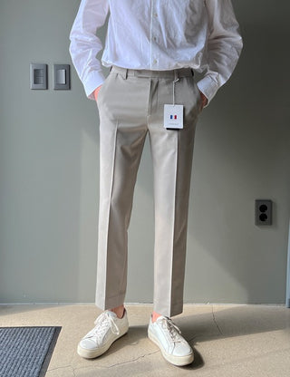 French Hidden Banding Slacks (5 colors)