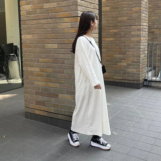 Simple ribbed long dress