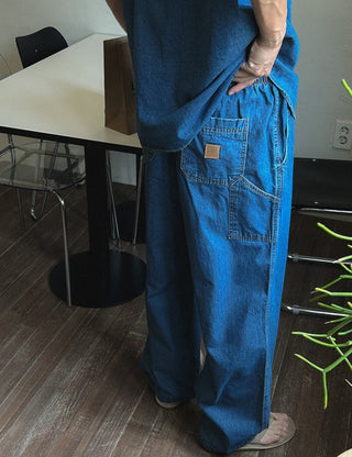 (Long Pants) BEWARE Patch Denim Long Pants (3 colors)